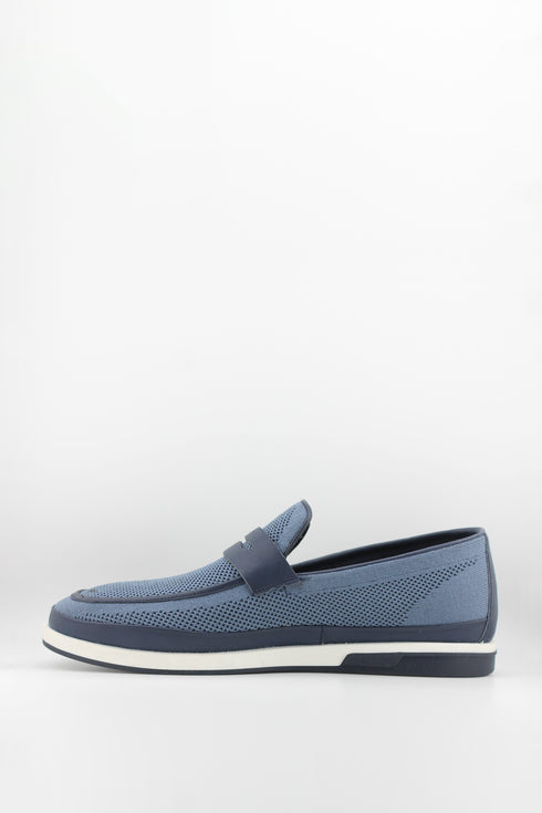 DFC Relax Men Perforated Slip-On Loafer with Strap
